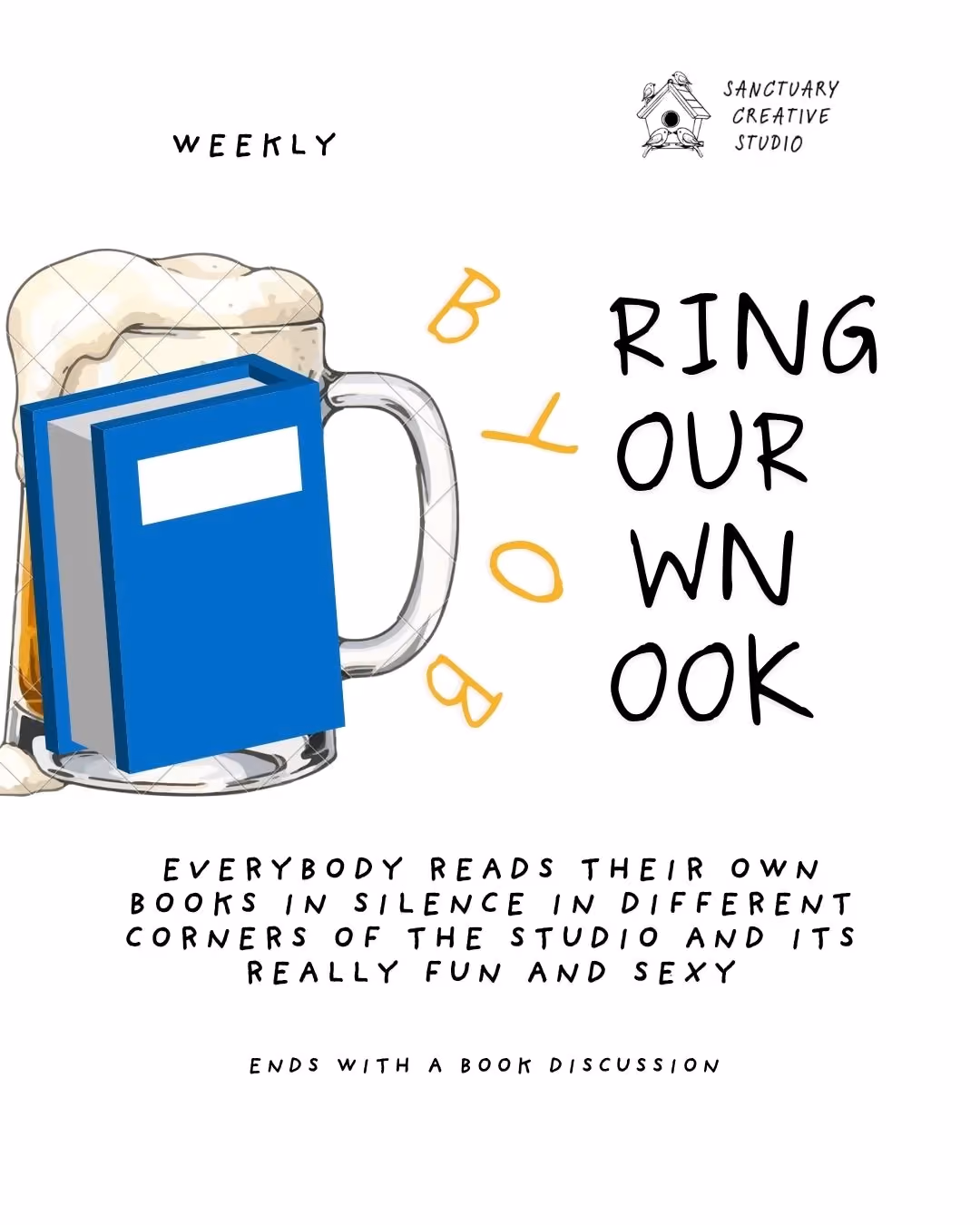 Poster for BYOB (Book) Weekly